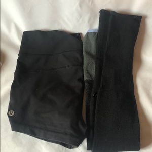 🌸Lululemon Leg Warmers/FREE Lulu booty shorts🌸